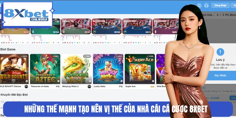 8XBET 12 Những ưu thế giúp 8XBET nổi bật giữa thị trường trực tuyến